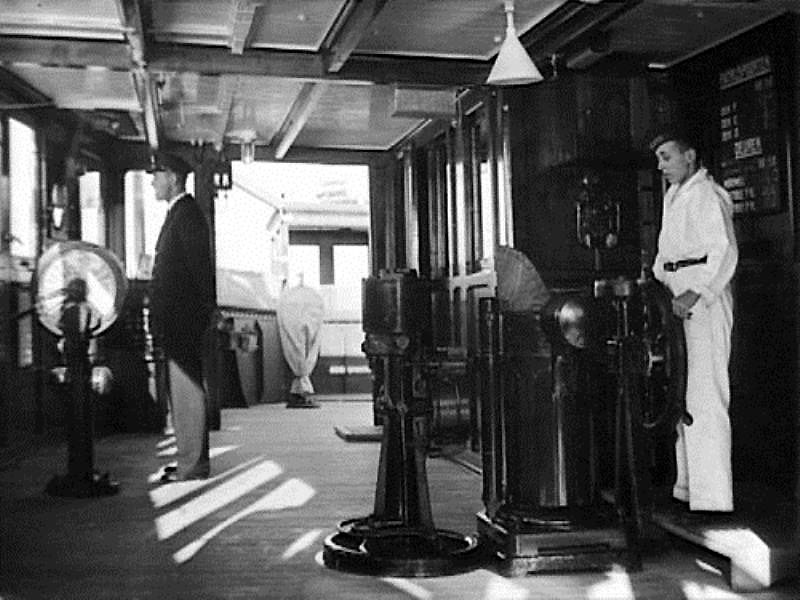 Image result for 1930s ship captain on bridge