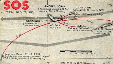 Image result for stockholm andrea doria collision